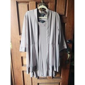 R&M RICHARD DRESS SUIT //STRETCH FABRIC/SIZE XL/TAUPE